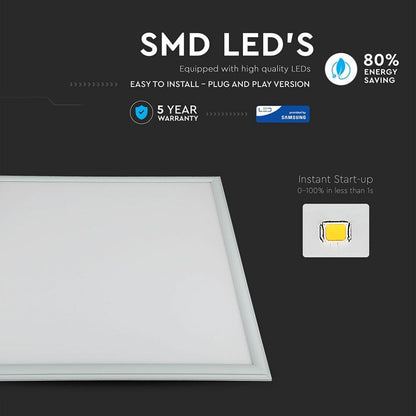 45W LED Panel 600 x 600 mm 6400K 6 kosov/set