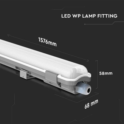 LED Svetilo za Vlažne Prostore 1500mm 22W 6400K