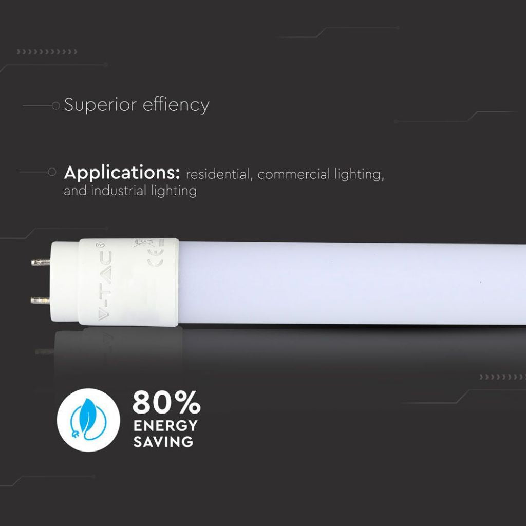 LED Svetilka T8 12W 120 cm Nano Plastika 3000K 160 lm/W