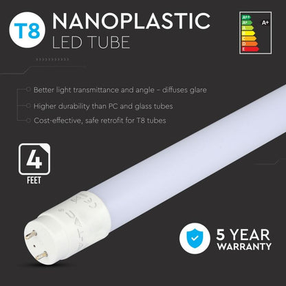 LED Fluorescent Bulb 120cm 18W G13 Nano 4000K