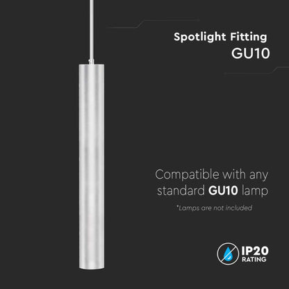 GU10 Viseča Svetilka Bela 50cm