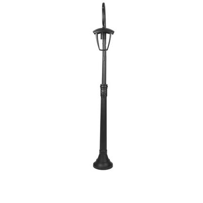 Street/Garden Lamp 1 x E27 1365 mm IP44 Black Lantern