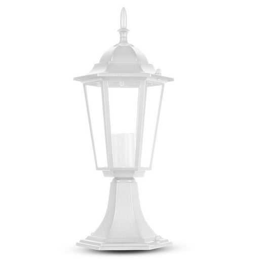 Outdoor Lamp E27 30cm Matt White Lantern
