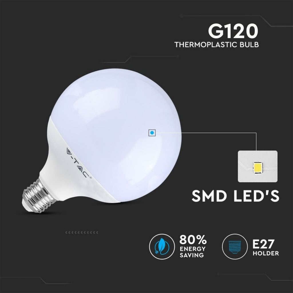 Zatemnitvena LED Žarnica G120 E27 6400K