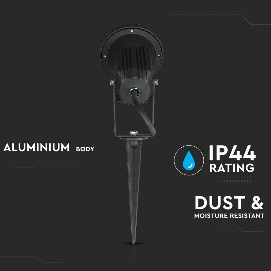 Svetilo Stebelno Aluminij GU10 Črna IP44