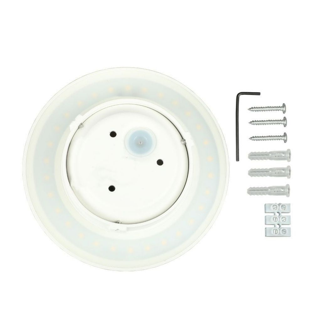 5W LED Stenska/stropna Svetilka 3000K Okrogla IP65