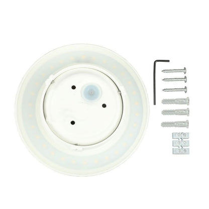 5W LED Stenska/stropna Svetilka 3000K Okrogla IP65