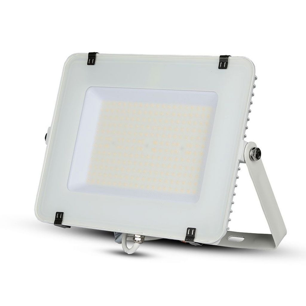 150W LED Reflektor SMD SAMSUNG Tanek Belo Ohišje 4000K 120 lm/Watt