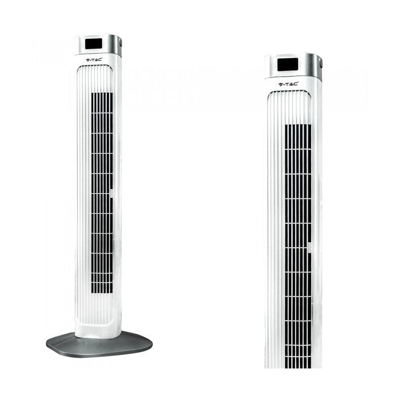 55W LED Tower Fan White