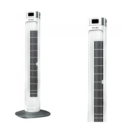 55W LED Tower Fan White