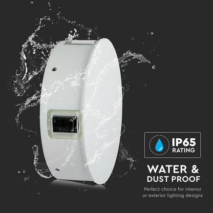 4W LED Wall Lamp White Housing 4000K IP65