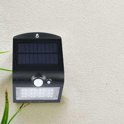 1.5W LED Solarna Svetilka Črna