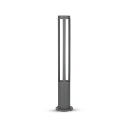 10W LED Outdoor Floor Lamp 80cm 450lm 3000K Gray