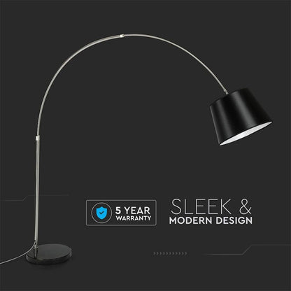 Floor Lamp E27 Black Large