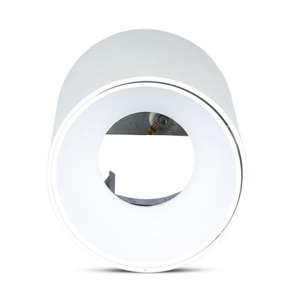 GU10 Ceiling lamp White - White Round Cylinder