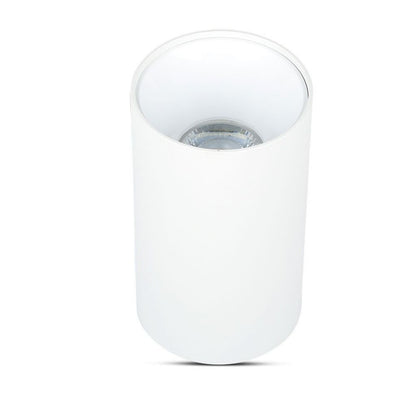 GU10 Ceiling lamp White - White Round Cylinder