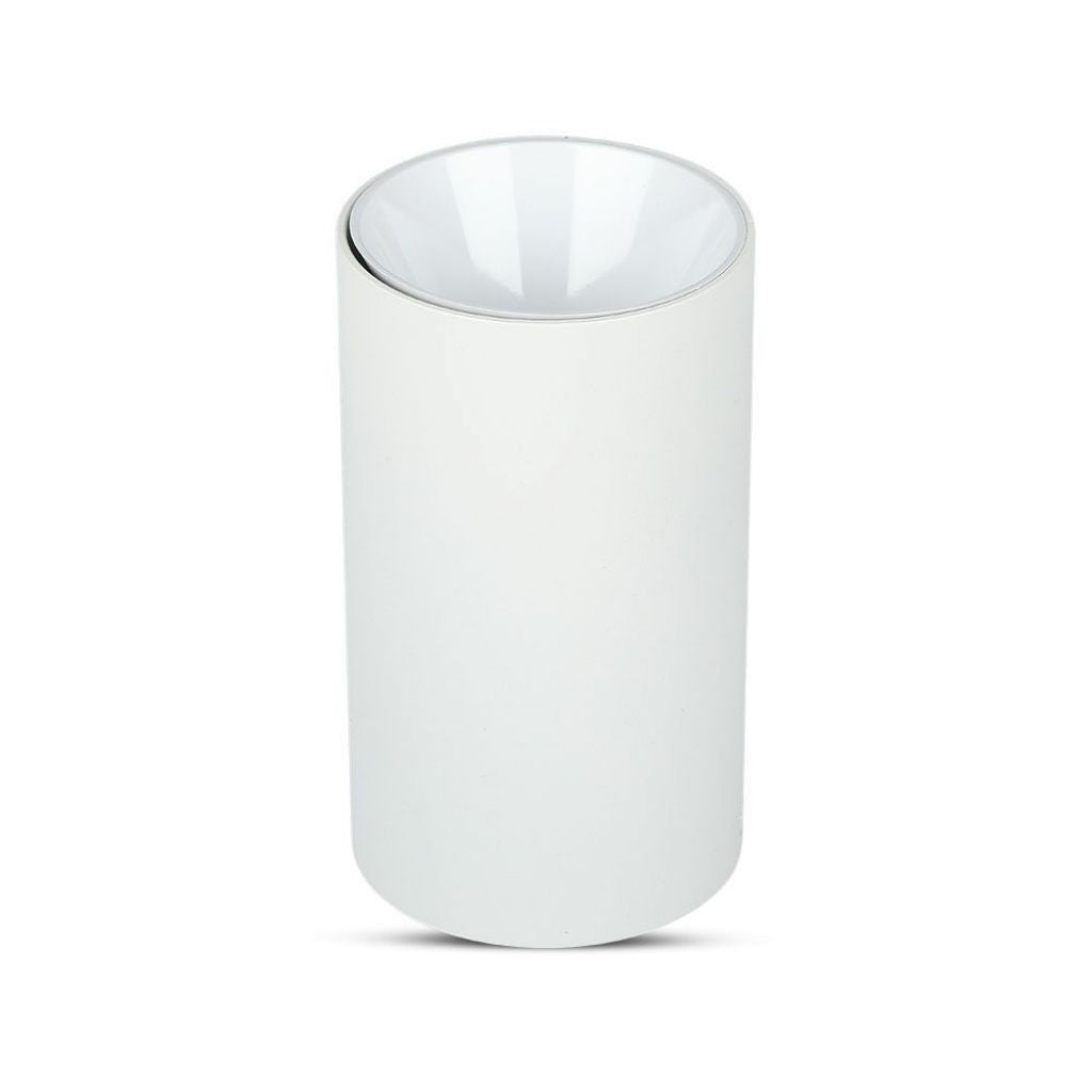 GU10 Ceiling lamp White - White Round Cylinder