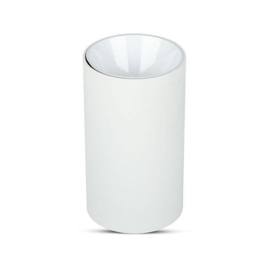 GU10 Ceiling lamp White - White Round Cylinder