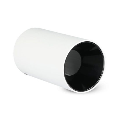 GU10 Ceiling lamp White - Black Round Cylinder