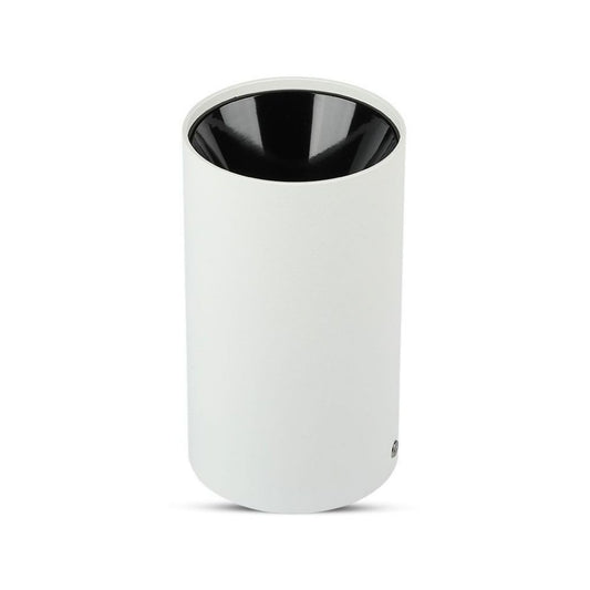 GU10 Ceiling lamp White - Black Round Cylinder