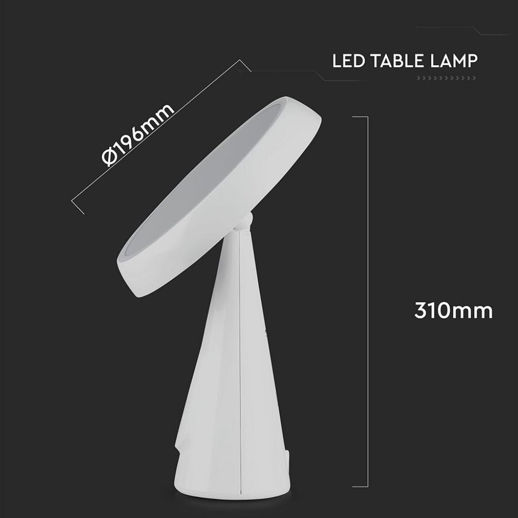 5W LED Polnilno Ogledalo Zatemnitveno 3000K