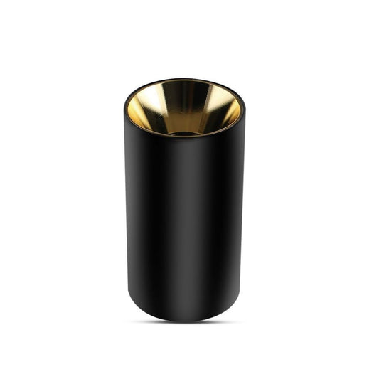 GU10 Ceiling lamp Black Gold Round Cylinder